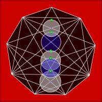 Circles, Tangents and Nonagon Diagonals