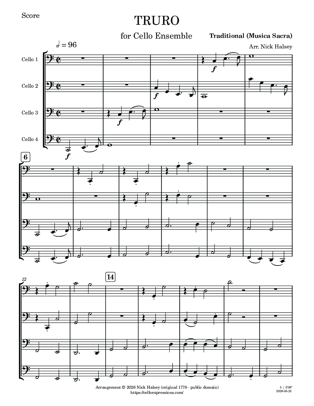 score preview