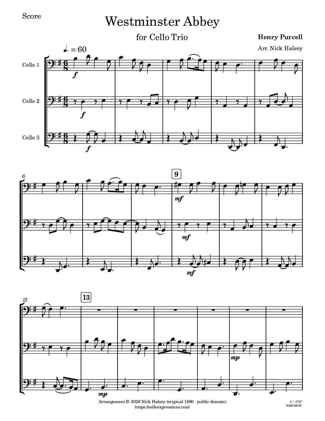 score preview